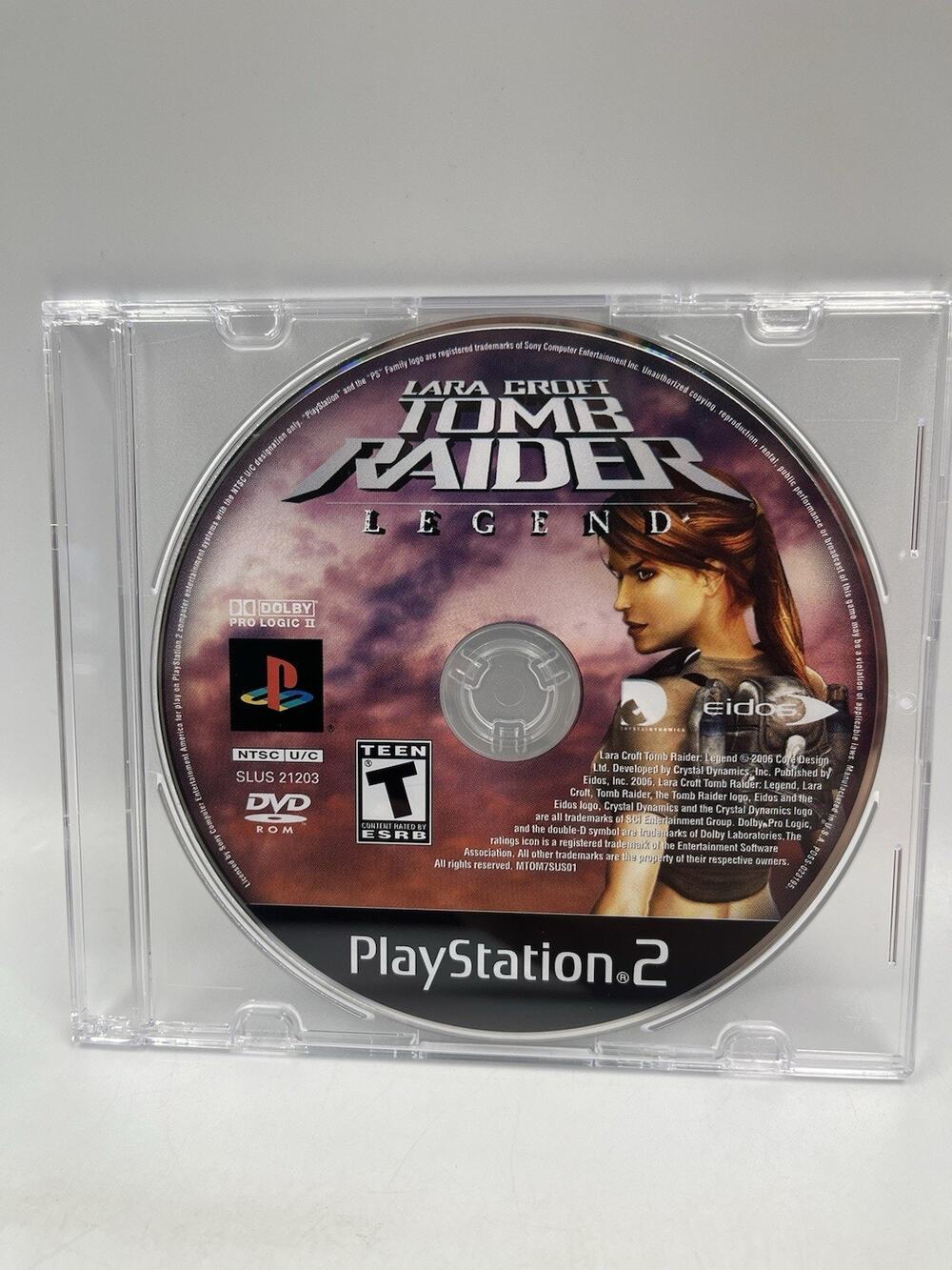 Lara Croft: Tomb Raider -- Legend (Sony PlayStation 2, 2006) PS2 DISC ONLY GAME